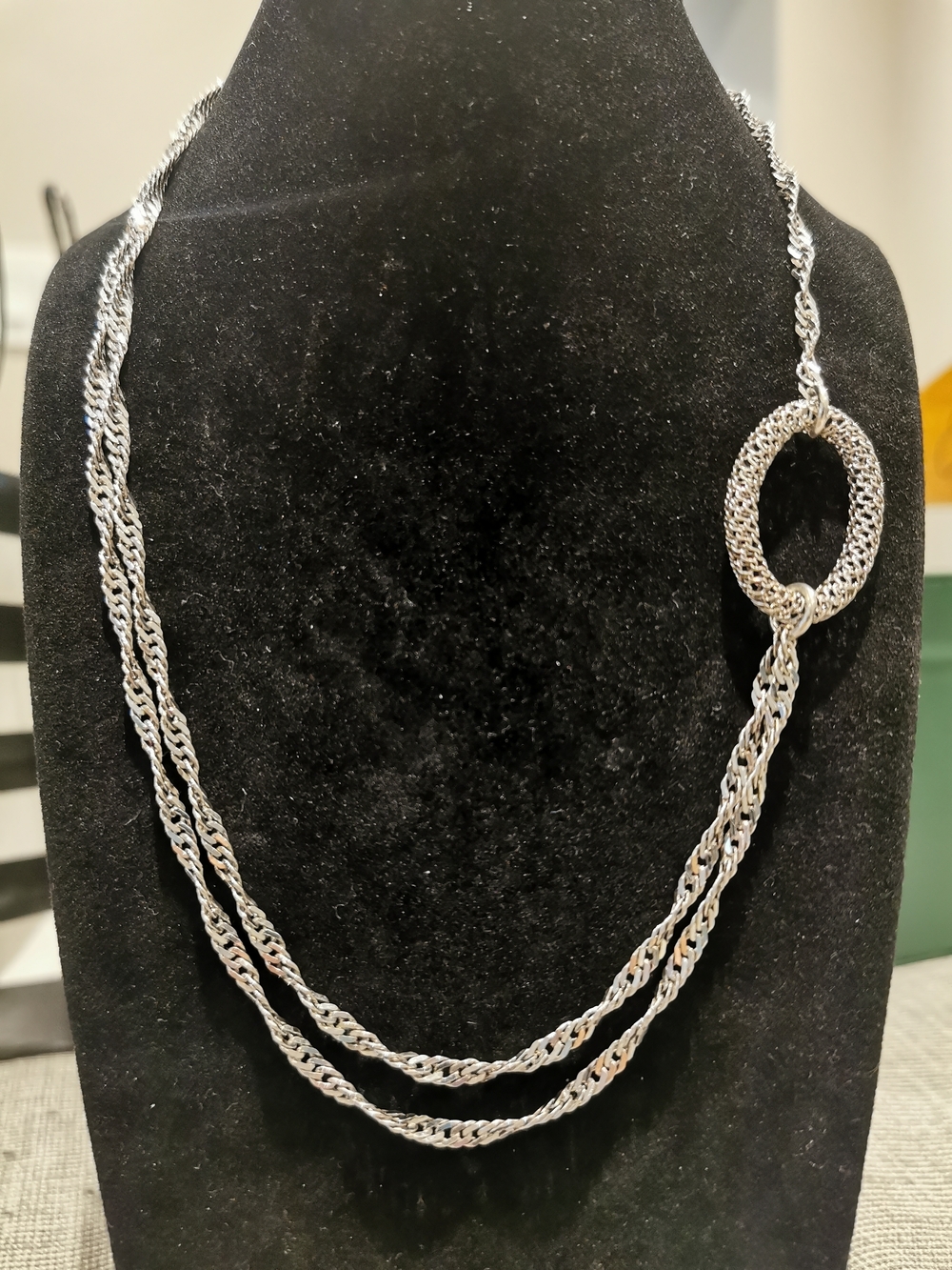 Tocara 925 Sterling Silver Multi-Strand Chain Necklace